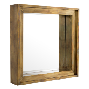 Зеркало Magenta Square vintage brass finish 113612