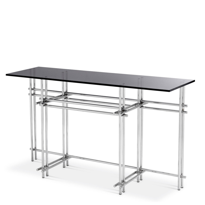 Консольный стол Quinn polished stainless steel 114804