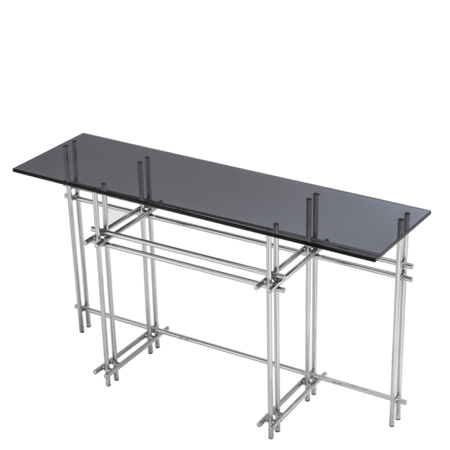Консольный стол Quinn polished stainless steel 114804