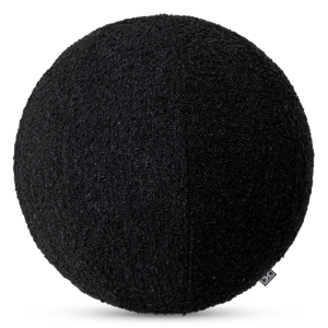 Подушка Palla L bouclé black 115598