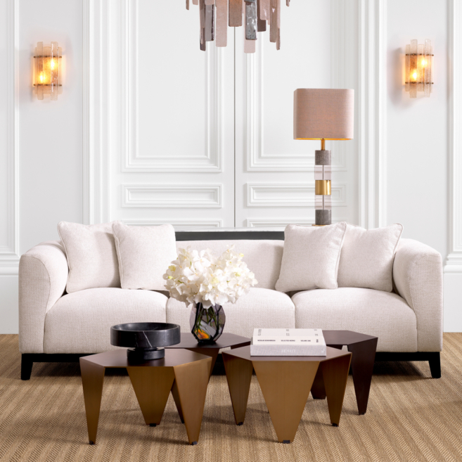 Настольная лампа Cullingham white marble incl shade 116451