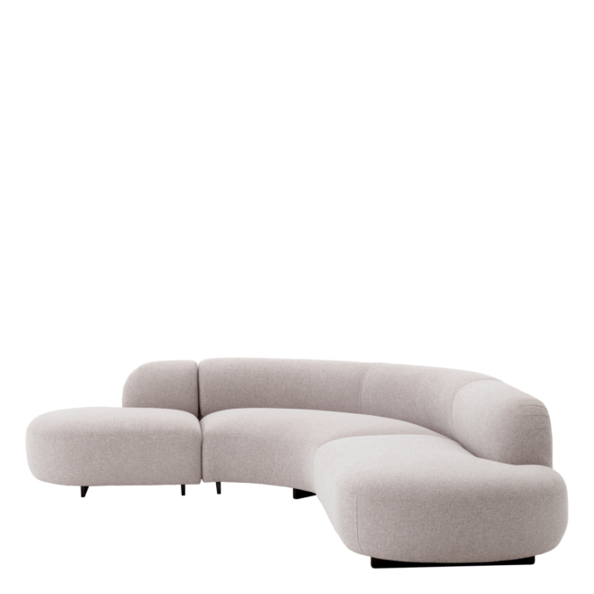 Уличный диван Björn L mauritius light grey