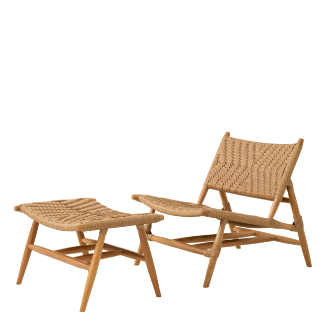 САДОВЫЙ СТУЛ И ТАБУРЕТ ДЛЯ НОГ LAROC Outdoor 117381