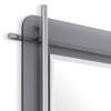 Зеркало Quinn polished stainless steel 114803