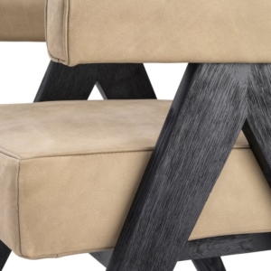 Обеденный стул Matteus black oak beige nubuck 114840