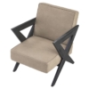 Стул Felippe black oak beige nubuck 114847