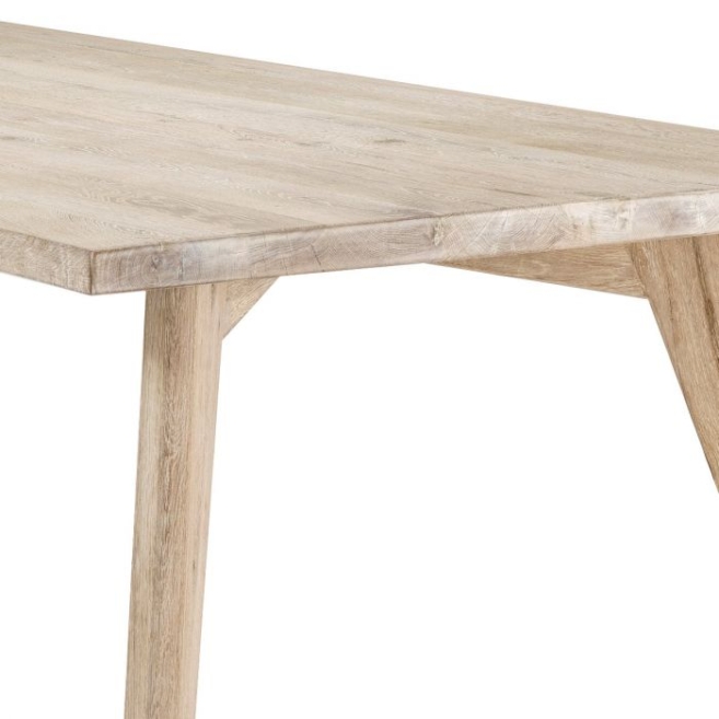 Обеденный стол Biot 280 x 110 cm bleached oak 114854