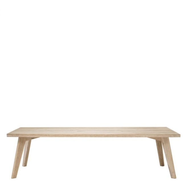 Обеденный стол Biot 280 x 110 cm bleached oak 114854