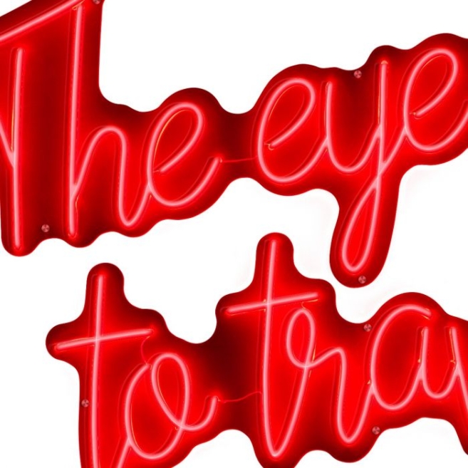 Светильник настенный LED TEXT THE EYE HAS TO TRAVEL 113661