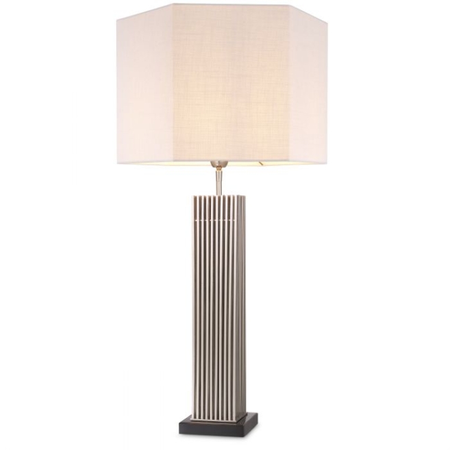 Настольная лампа Viggo nickel finish incl shade 114900