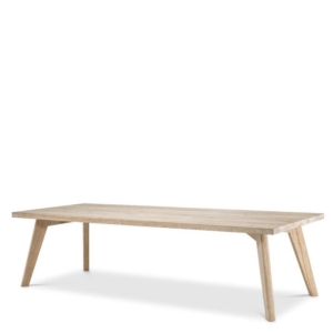 Обеденный стол Biot 280 x 110 cm bleached oak 114854