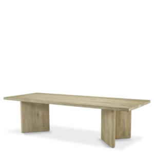 Обеденный стол Valbonne 280 x 110 cm bleached oak 114855