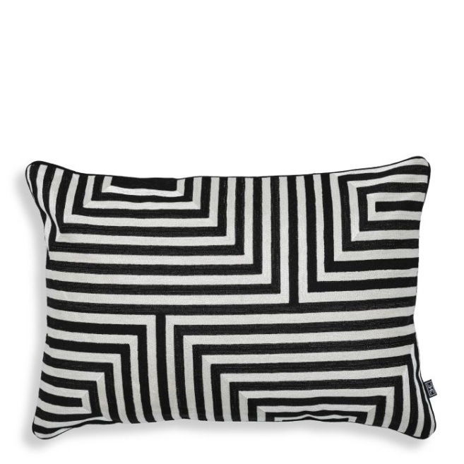 Подушка Spray rectangular black white 115068 SL20