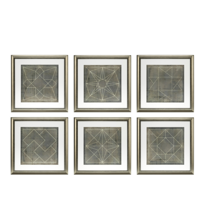Постер Geometric Blueprints (6 шт.) 110132