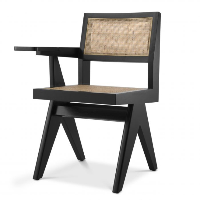 Стул Niclas with desk classic black 114739