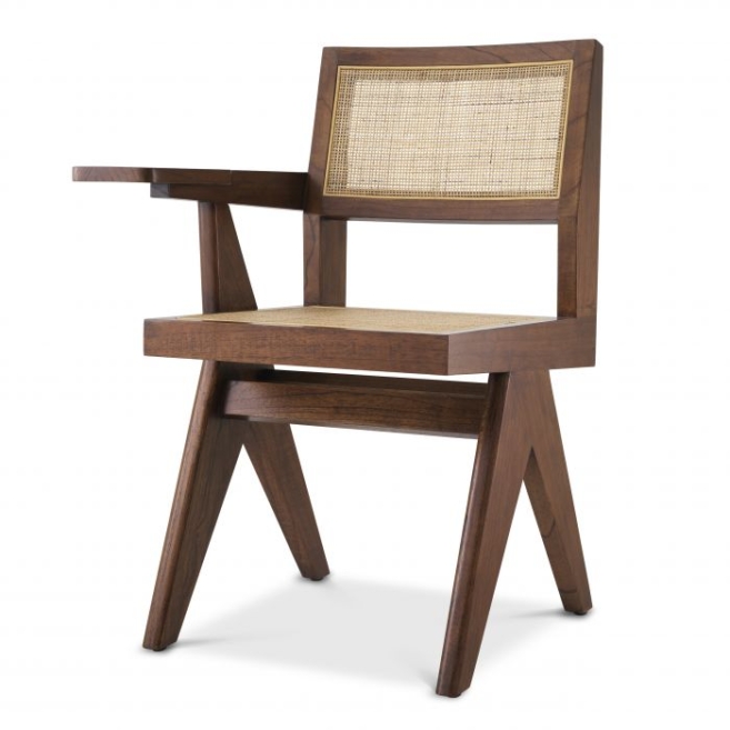 Стул Niclas with desk classic brown 114569