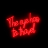 Светильник настенный LED TEXT THE EYE HAS TO TRAVEL 113661