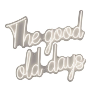 Светильник настенный LED TEXT THE GOOD OLD DAYS 113662